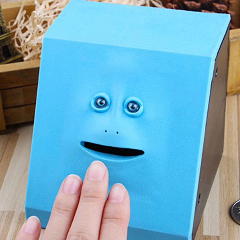 Human Face Money Banks Funny Face Money Eating Box Suitable For Kids Adult Save Money Peaceful Pleasures Health and Wellness