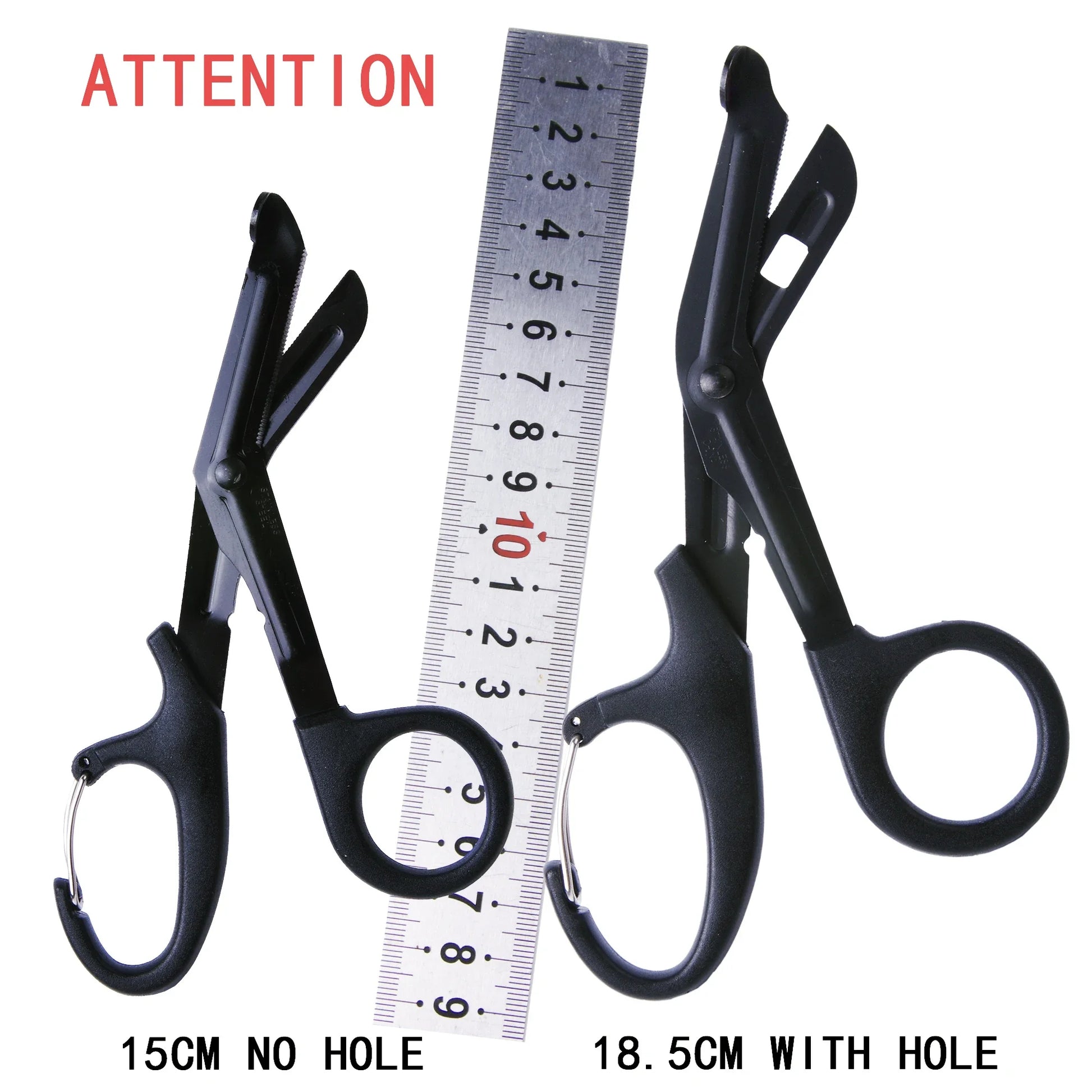 15/18.5cm Rescue EMT Trauma Bandage Shears Medical Scissors Emergency EDC Outdoor Tactical Gear First Aid Trauma Kit Peaceful Pleasures Health and Wellness