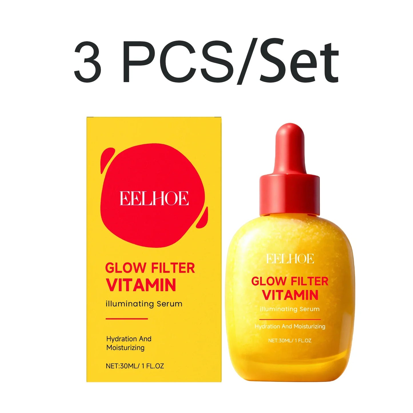 Vitamin C Cherry Face Serum 30ml – Brightening & Hydrating