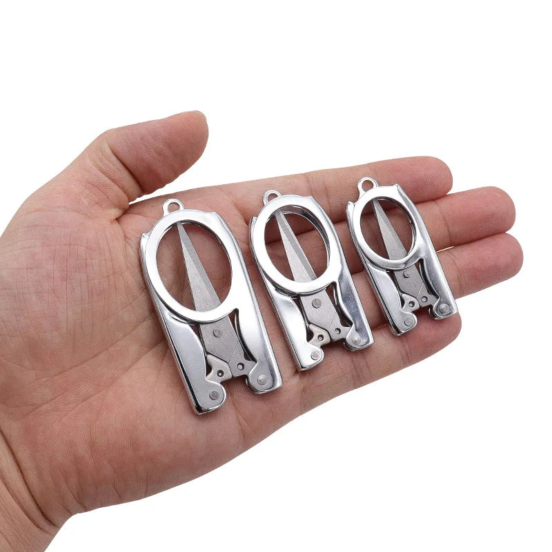 Folding Scissors Pocket Travel Small Crafts Sharp Blade Emergency