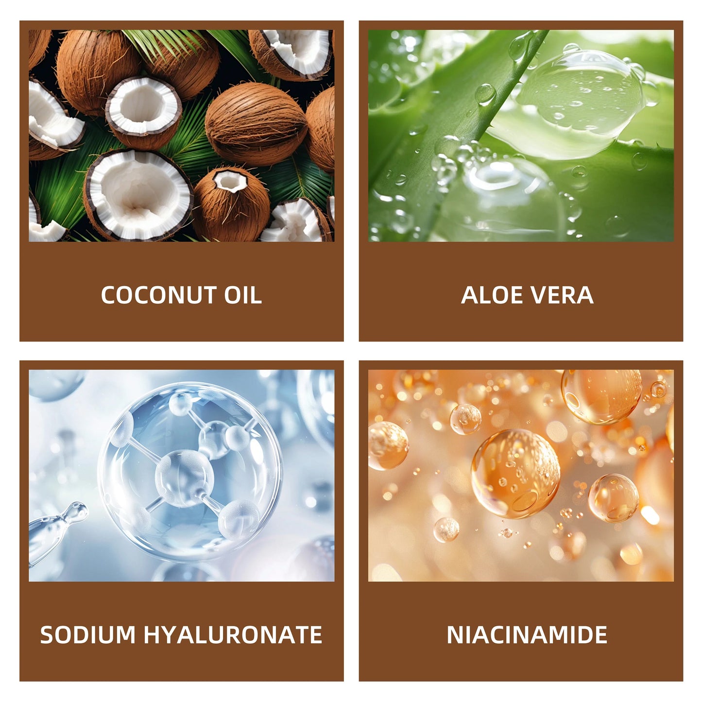 Ottilavie Coconut Oil Body Cream: With Coconut Oil & Aloe, Deep Hydration for All Skin Types, Non-Greasy, Ideal Gift Peaceful Pleasures Health and Wellness