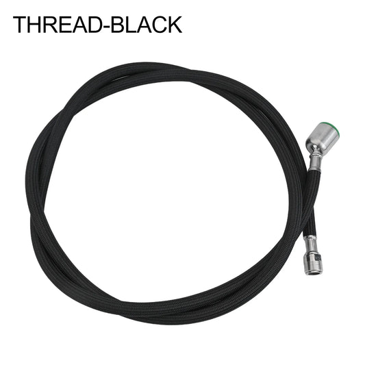 Kitchen Faucet Pull Out Hoses Nylon Pull-out Hose Tube Down Sink Peaceful Pleasures Health and Wellness Thread-Black