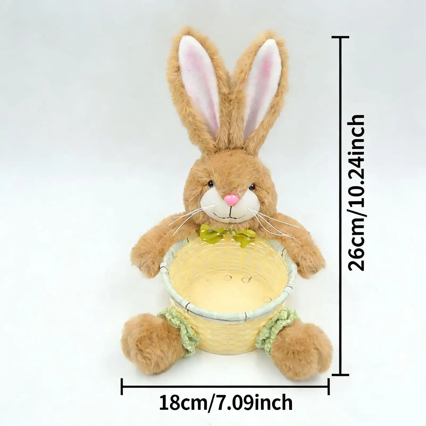 Easter Bunny Basket | Rabbit Candy & Egg Storage for Kids