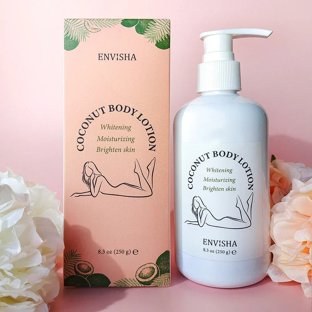 Coconut Oil Body & Face Lotion – Collagen, Retinol & Shea Butter Peaceful Pleasures Health and Wellness