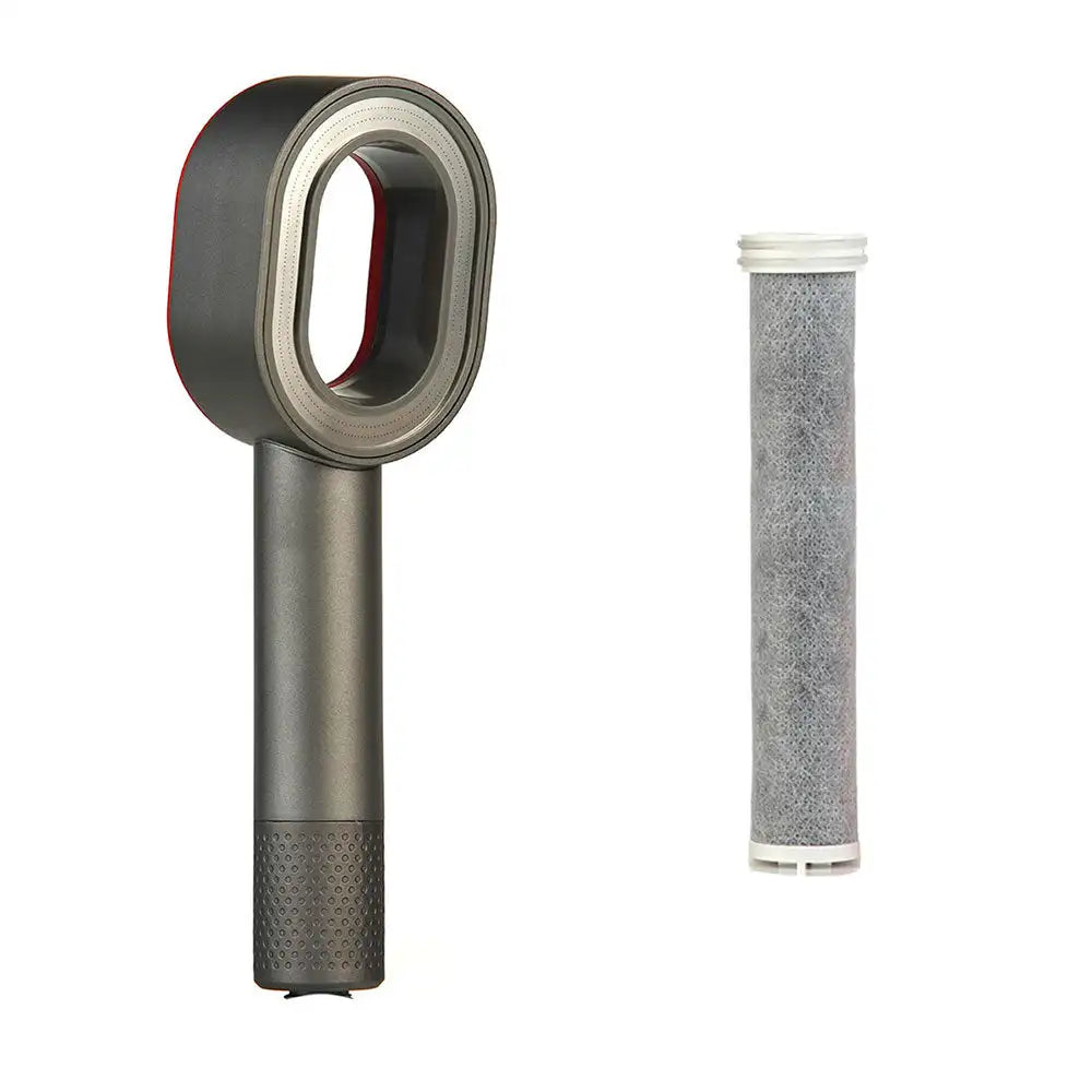 Filter Shower Head High Pressure Beauty Rain Faucet Showerhead Filtration Purification Bathroom Accessories Filtered Water Peaceful Pleasures Health and Wellness Grey