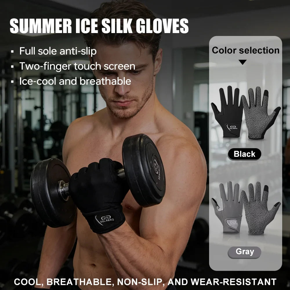Full Finger Breathable Cycling Gloves – UV & Touchscreen