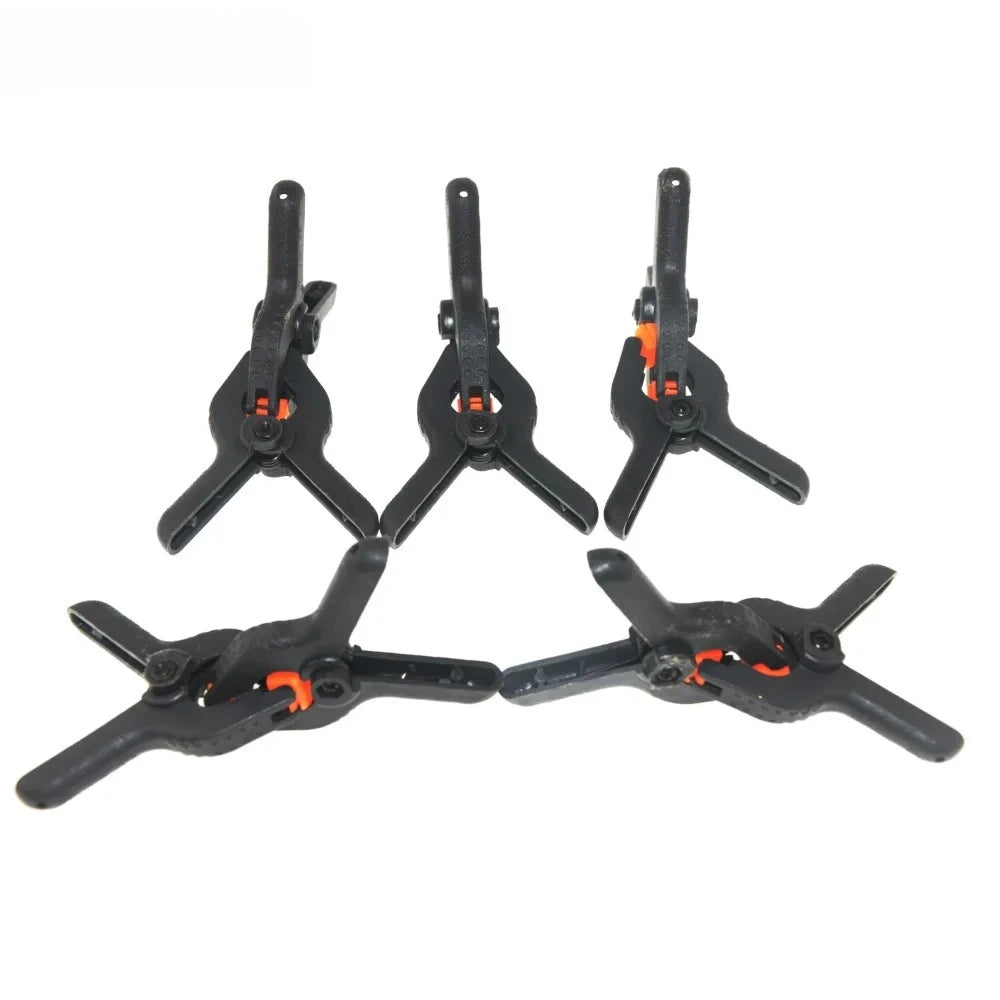 10pcs/lot 3'' 4'' 6‘’ inch Universal Plastic Clips Clamp Fixture Fastening Tools for Woodworking Spring Clip Studio Background Peaceful Pleasures Health and Wellness