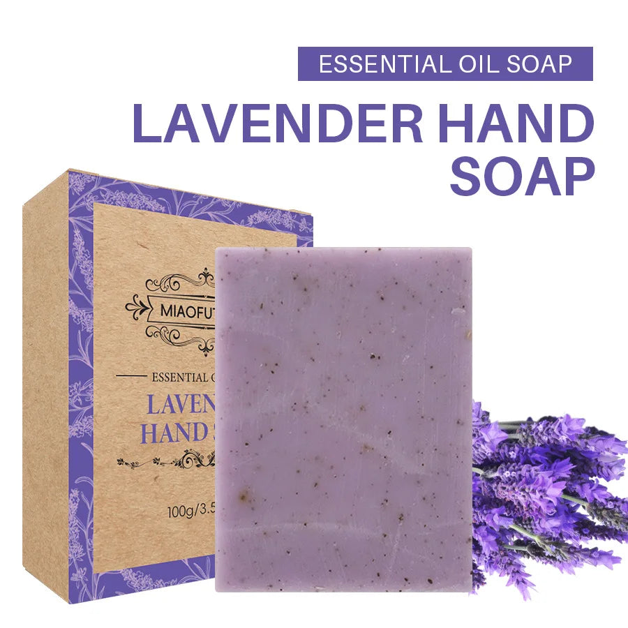 Frosted Scrub Soap – Rose, Tea Tree, Lavender & Coconut Oil