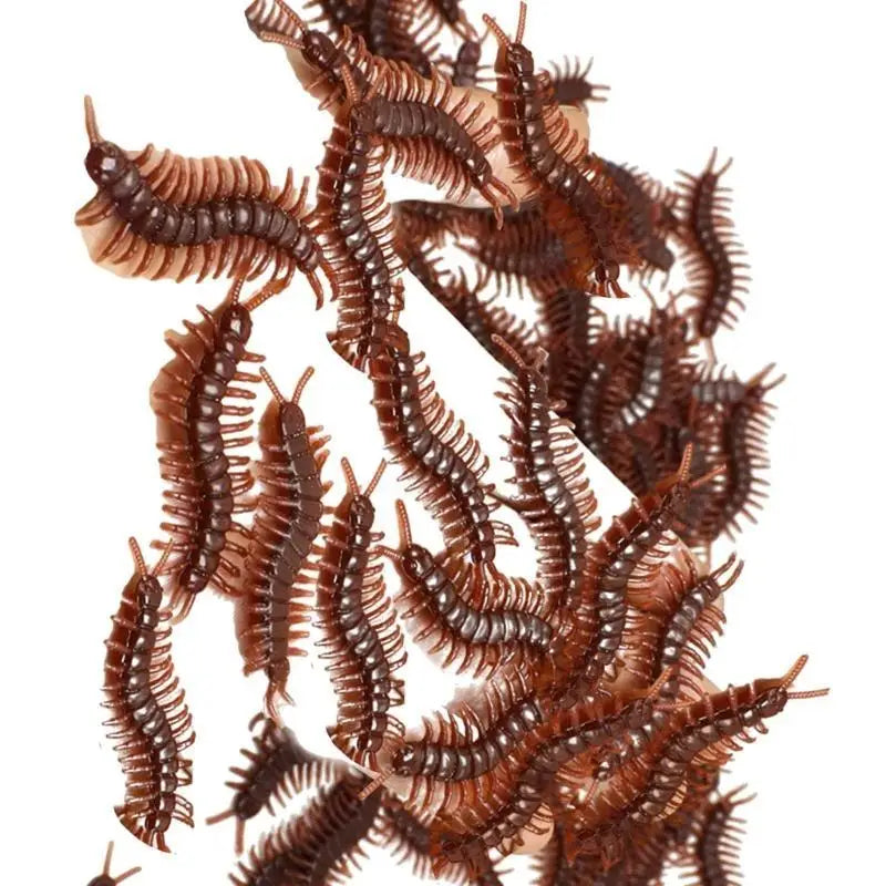 100pcs Realistic Fake Cockroach Prank Toy – Halloween Gag Set