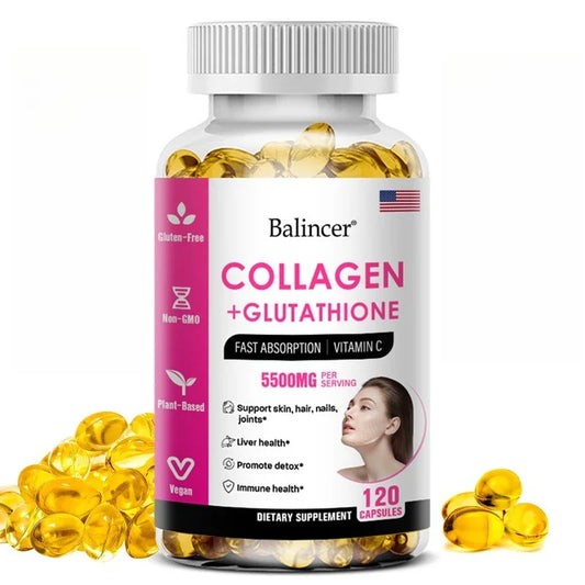 Glutathione Collagen Supplement – Non-GMO Antioxidant Capsules Collagen Supplement Oasis Select