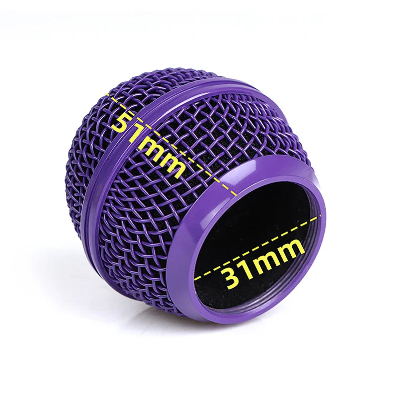 Metal Replacement Grille for Shure SM58 – 9 Colors Available