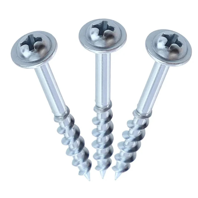 coarse teeth Carpentry Bevel Hole Screws ST4-25 32 38 50 63mm Cross Screw Slotting Half-teeth Self-tapping Screws Wooden Boards Peaceful Pleasures Health and Wellness