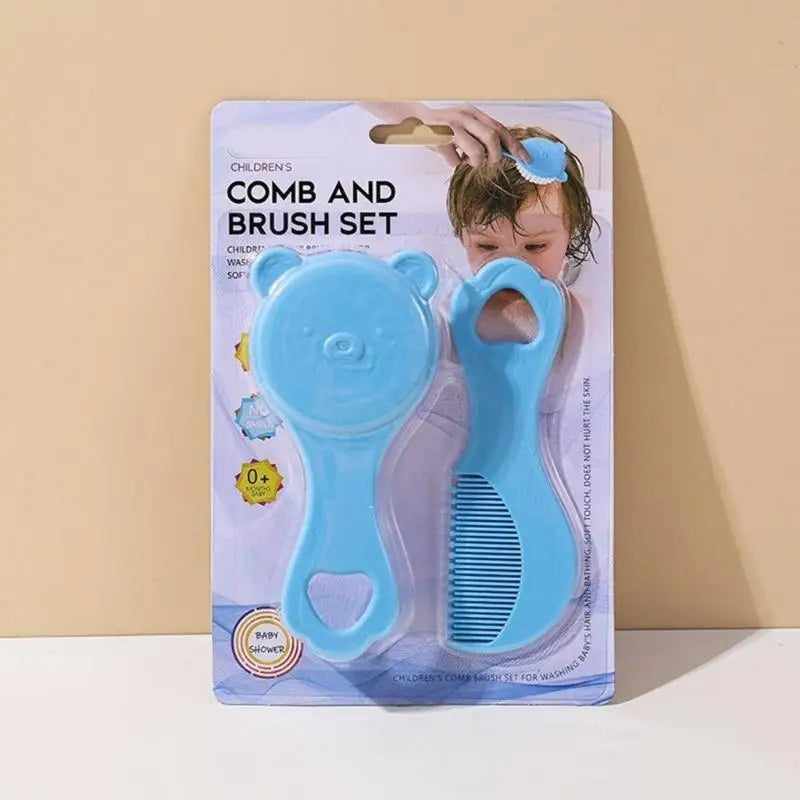 Baby Toddler Hairbrush & Comb Set | Gentle Bear Design