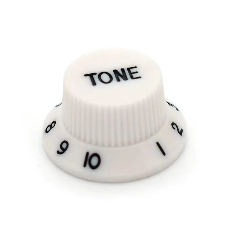 Black Plastic Volume Tone Control Knob Electric Guitar Pickup