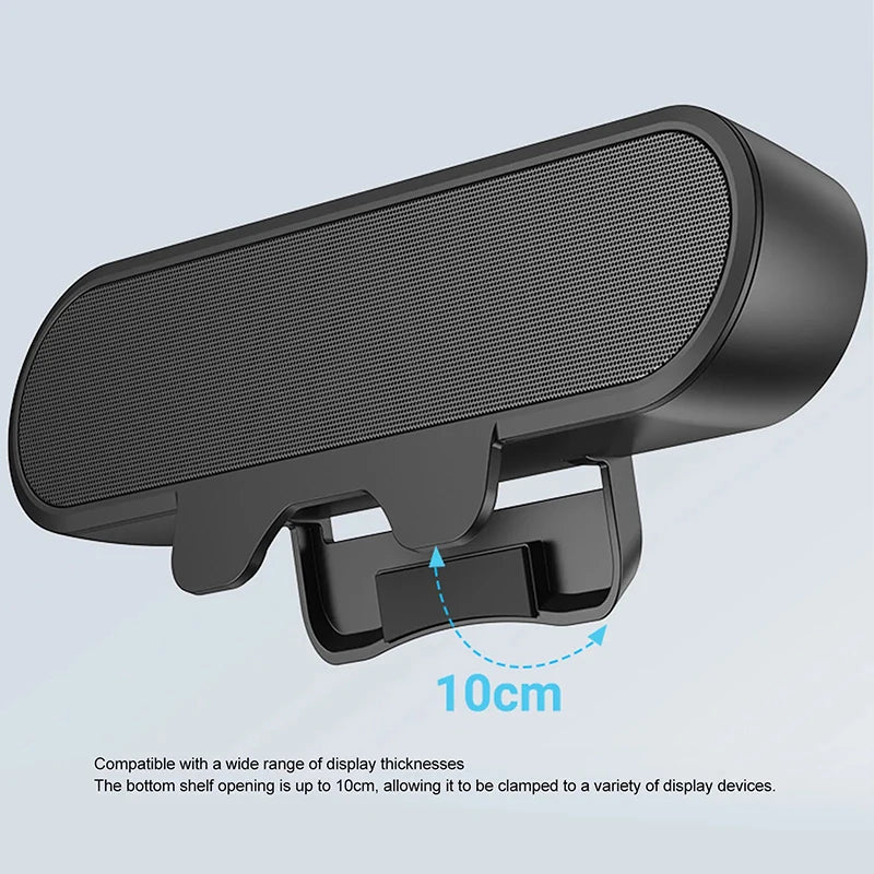 AyeBeau Mini USB Wired Soundbar Speaker for PC, TV & Laptop