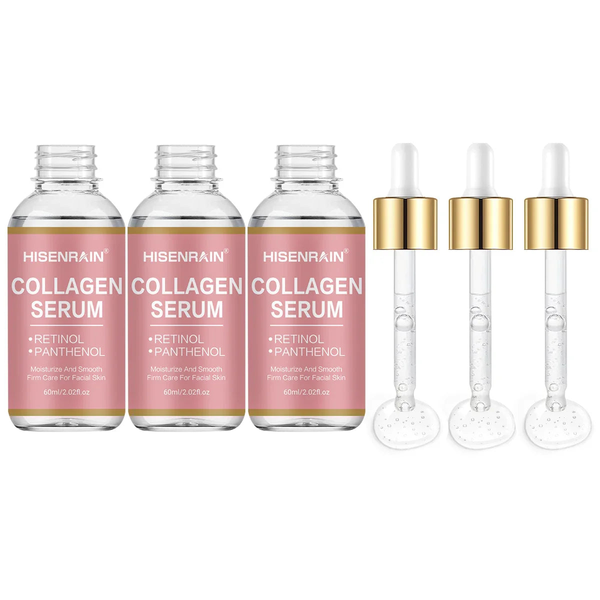 HISENRAIN Collagen Face Serum – Anti-Aging & Hydrating Gift Set