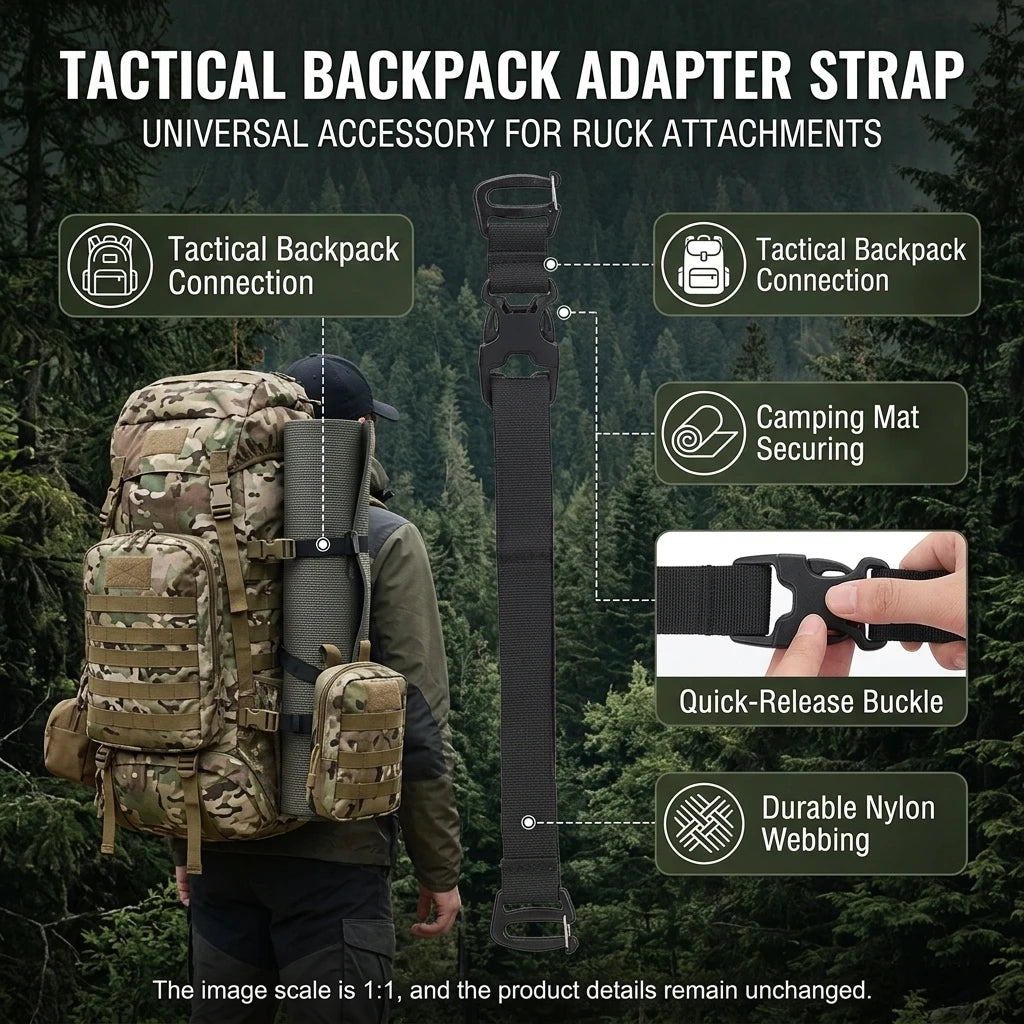 Tactical Backpack Strap | Hiking & Camping Accessory