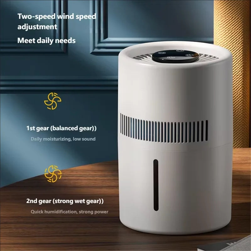 HOMEFISH Fog-Free Desktop Humidifier & Air Purifier | Home, Car
