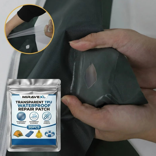 MIRAVEXL Clear TPU Waterproof Repair Patches 10/20 Pack Waterproof Repair Patch Oasis Select