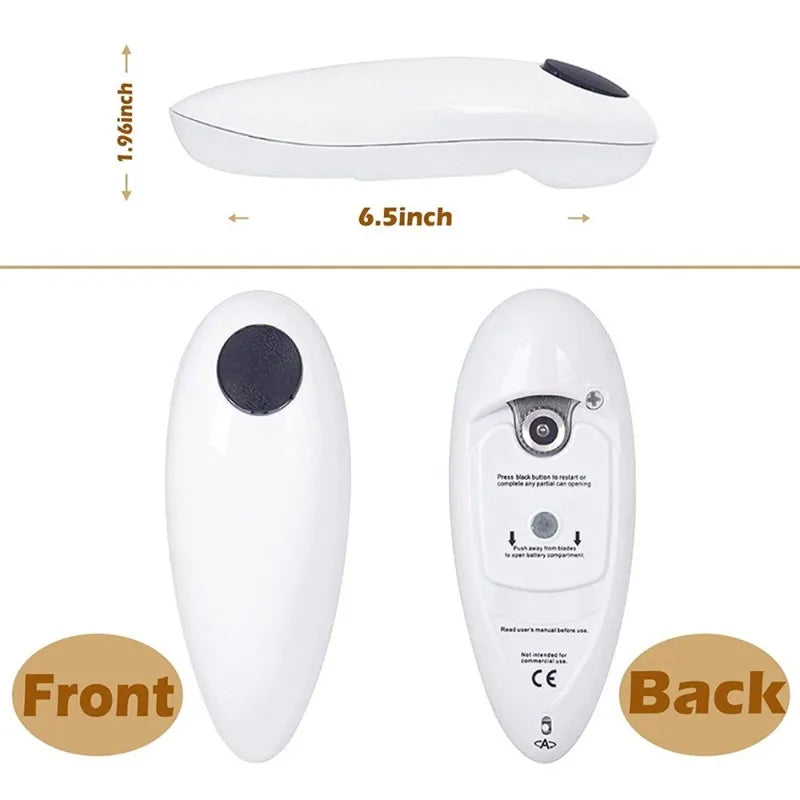 Electric Can Opener & Bottle Opener Set | Stainless Steel Electric Can Opener Peaceful Pleasures Health and Wellness