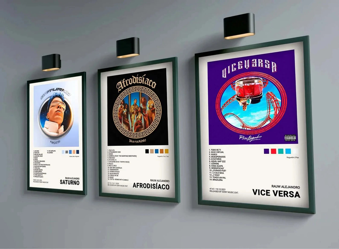 Nordic Pop Rapper Quevedo Poster Aesthetics Mora Feid Eladio Carrion Rauw AlejanDro Music Album Canvas Print Wall Art Home Decor Peaceful Pleasures Health and Wellness