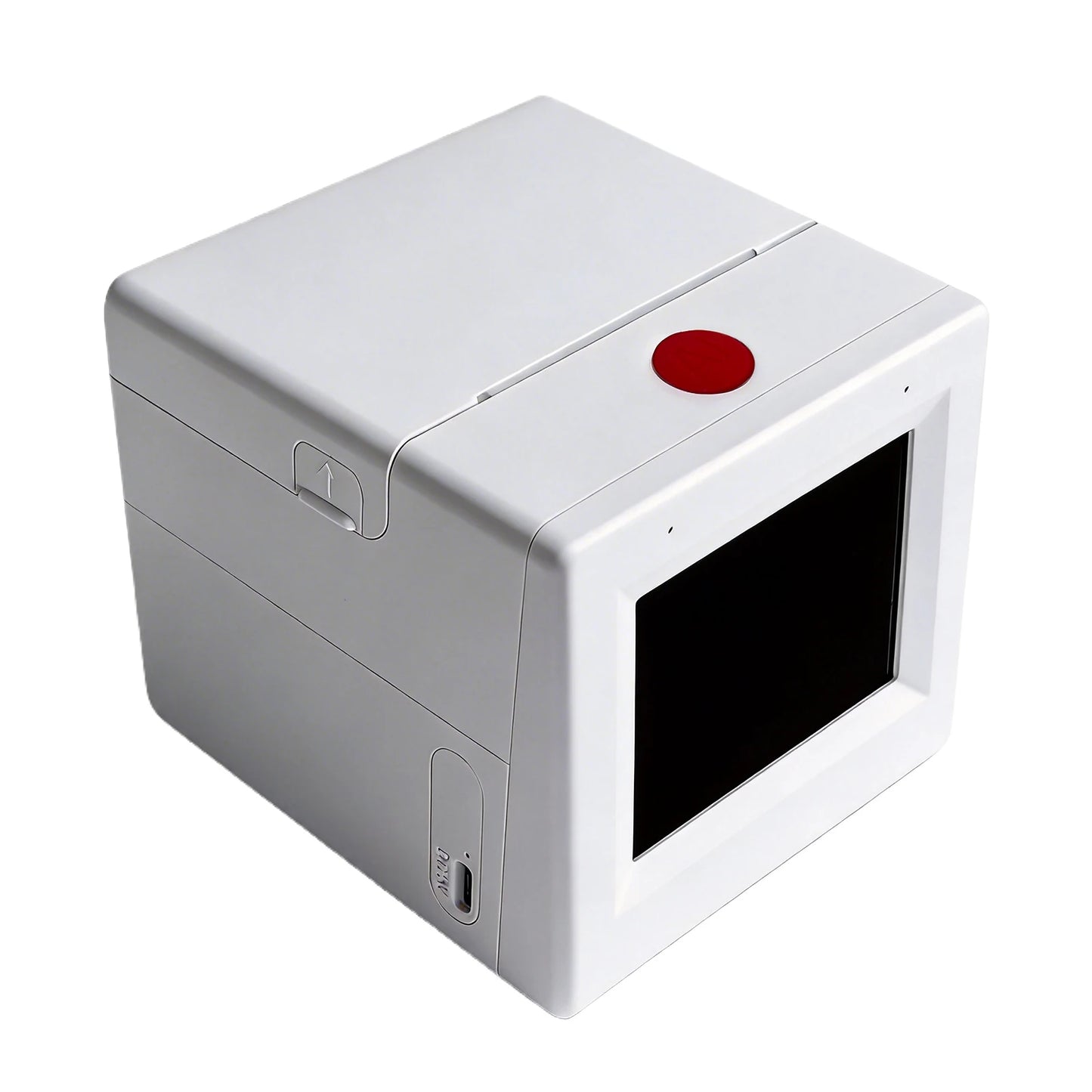 Smart AI Voice Sticker Printer Box Inkless Instant Printer for Home Office Study & DIY Projects 5 Rolls Paper Included Peaceful Pleasures Health and Wellness White