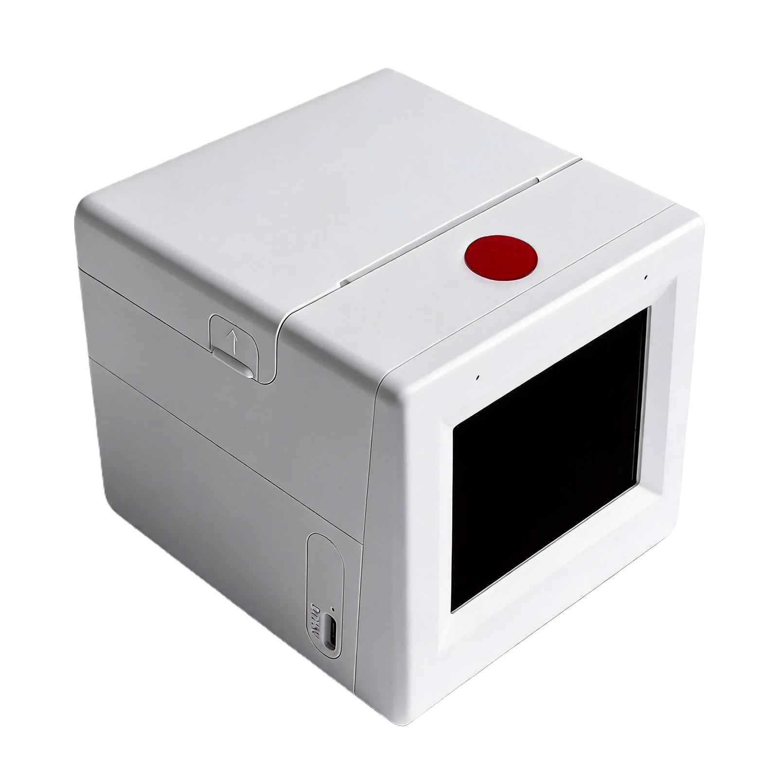 Smart AI Voice Sticker Printer Box Inkless Instant Printer for Home Office Study & DIY Projects 5 Rolls Paper Included Peaceful Pleasures Health and Wellness White