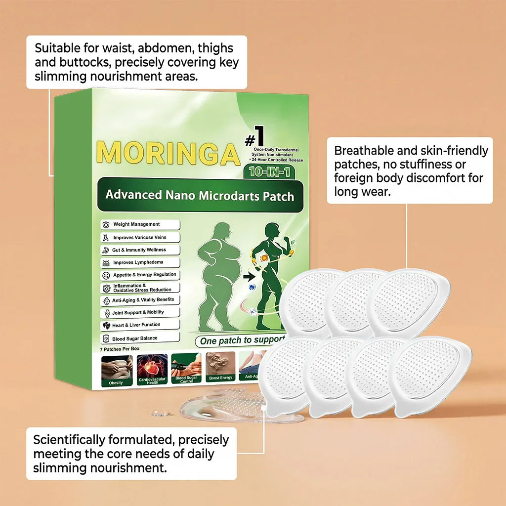 10-in-1 Moringa Microneedle Body Skin Care Patch