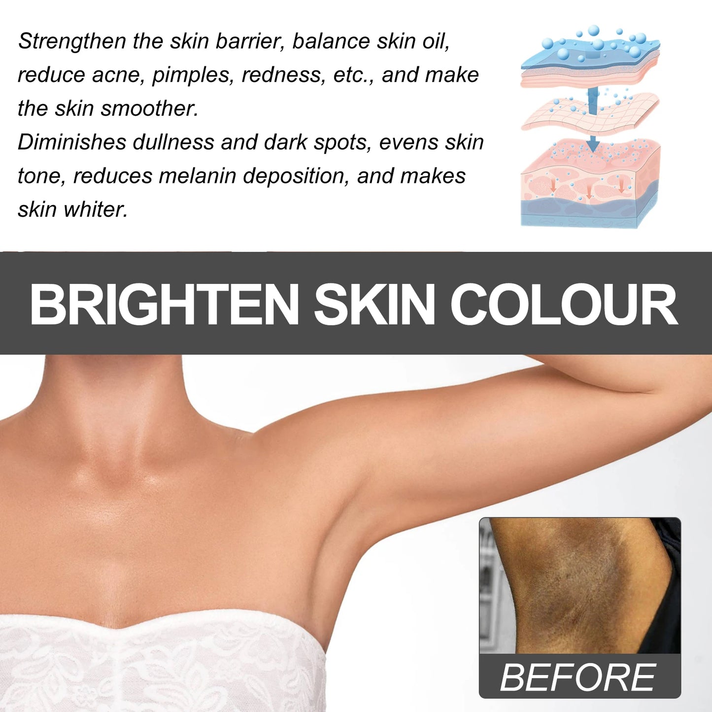 Jaysuing Snow Bleach Cream Brightens Skin Tone Lightens Dark Spots Reduces Melanin Deposition Deeply Moisturizes Hydrate Peaceful Pleasures Health and Wellness