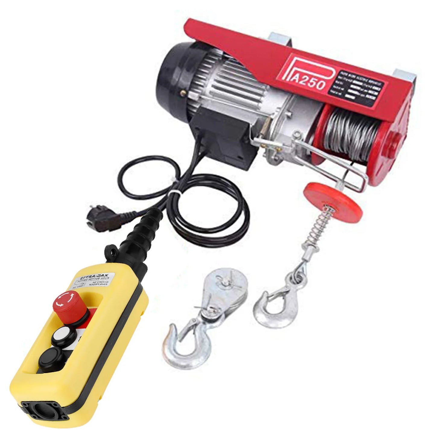 Crane Chain Hoist Push Button Switch Lifting Pendant Controller with Emergency Stop Hoist Controller Hoist Control System Peaceful Pleasures Health and Wellness