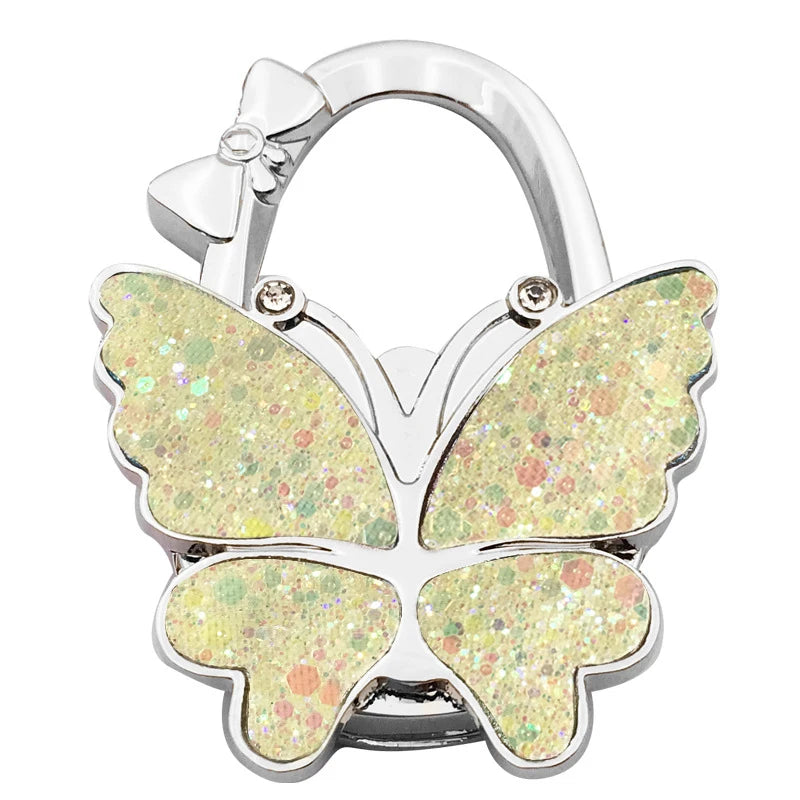 Butterfly Purse Hook – Foldable Handbag Table Hanger for Women