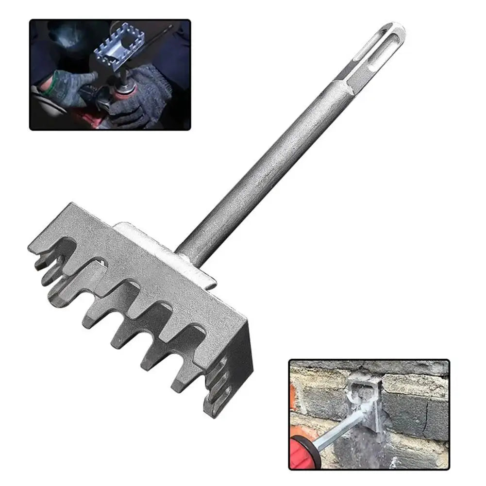 86Line Square Hole Cutter Electric Hammer Wall Square Hole Puncher for Electric Box Manganese Steel Fast Wall Slotting Cutter Peaceful Pleasures Health and Wellness
