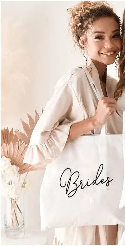 Bridal Party Tote Bag | Wedding Gift for Bridesmaids & MOB