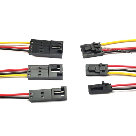 5 Pairs MX2.54 DuPont Housing with Lock Male Female Docking Wire 2.54mm Single Head 24AWG Electronic Line 2P 3P 4P 5P 6P Peaceful Pleasures Health and Wellness 6p