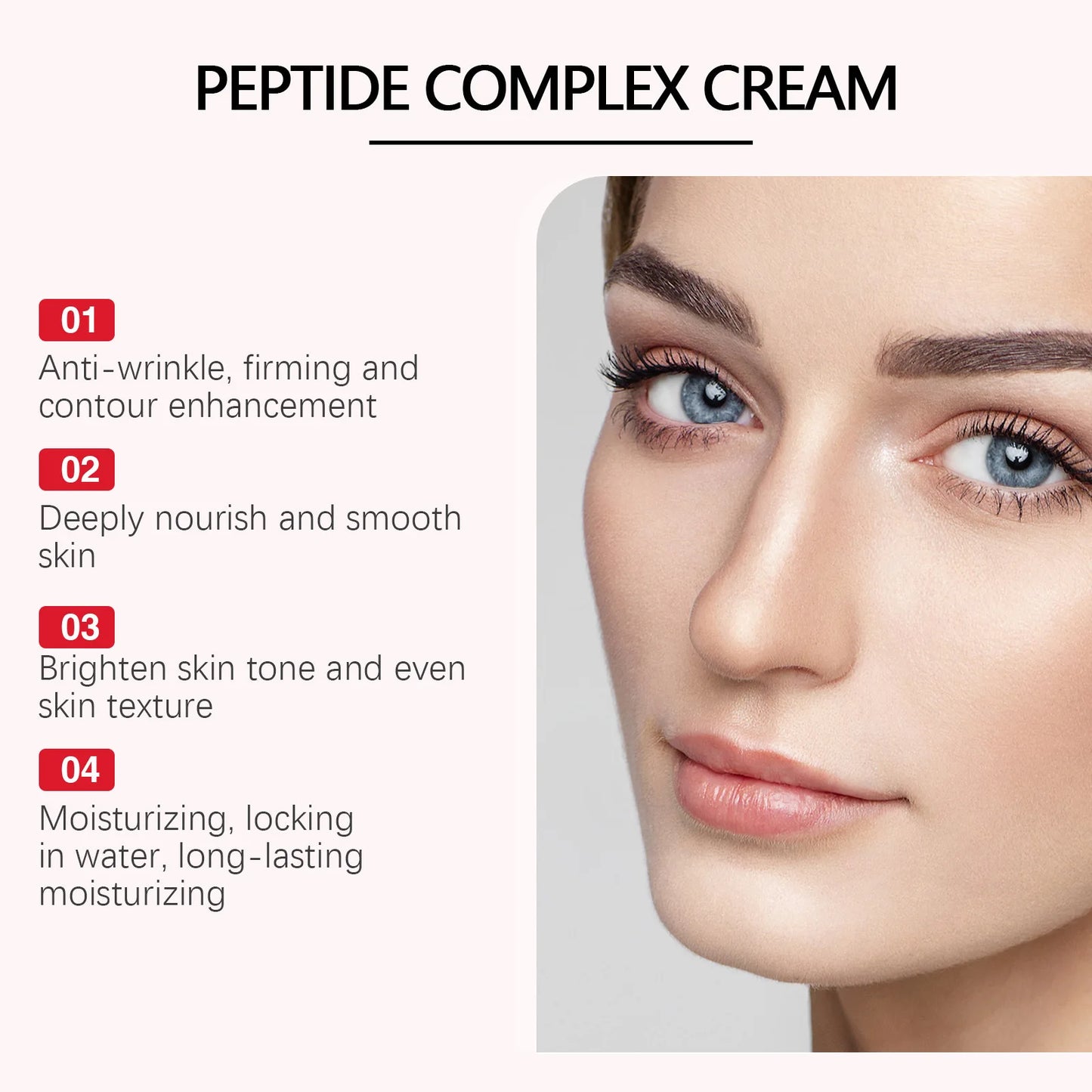 EELHOE Peptide Firming Face Cream – Hydrating & Lifting 50g