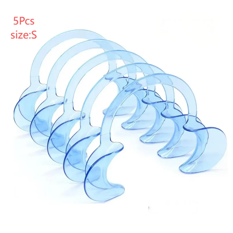 5-Pack C-Shape Dental Lip & Cheek Retractors | Oral Care