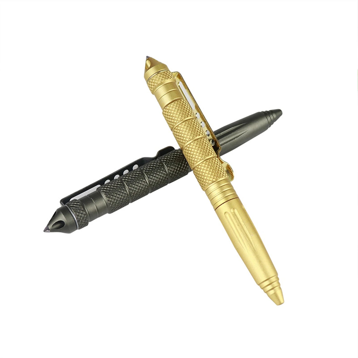 Military Tactical Pen – Tungsten Steel Glass Breaker + 6 Refills