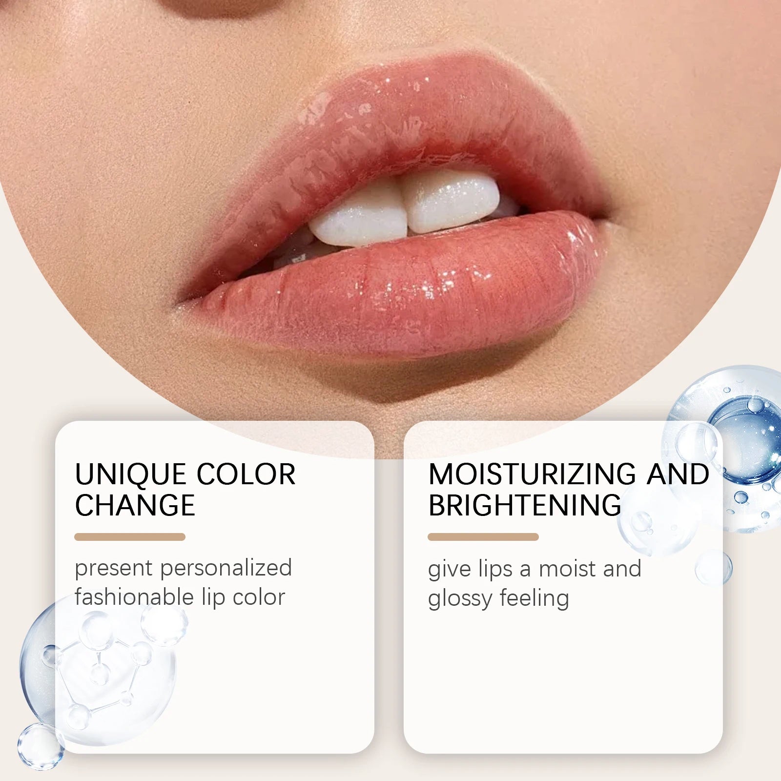 Gold Foil Color-Changing Lip Balm – Glossy & Nourishing Peaceful Pleasures Health and Wellness