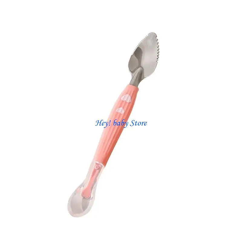 Double-Head Baby Feeding Spoon – BPA-Free Stainless Steel