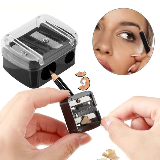 Eyebrow Eyeliner Pencil Cutting Variety Pen Sharpening Double Hole Peaceful Pleasures Health and Wellness