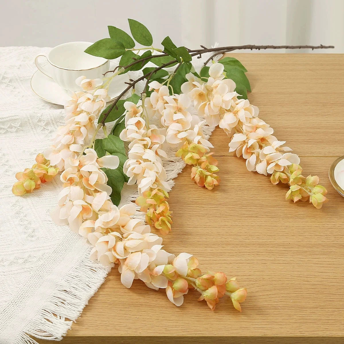120cm Artificial Wisteria Garland | Wedding & Home Wall Decor