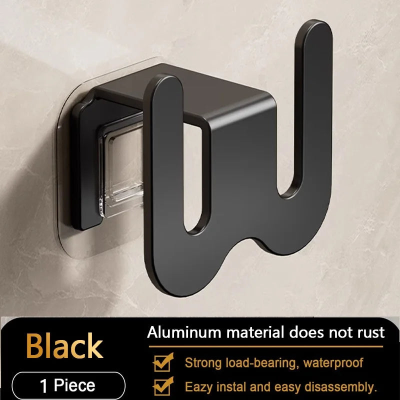 No-Drill Aluminum Wall-Mounted Slipper & Shoe Storage Rack