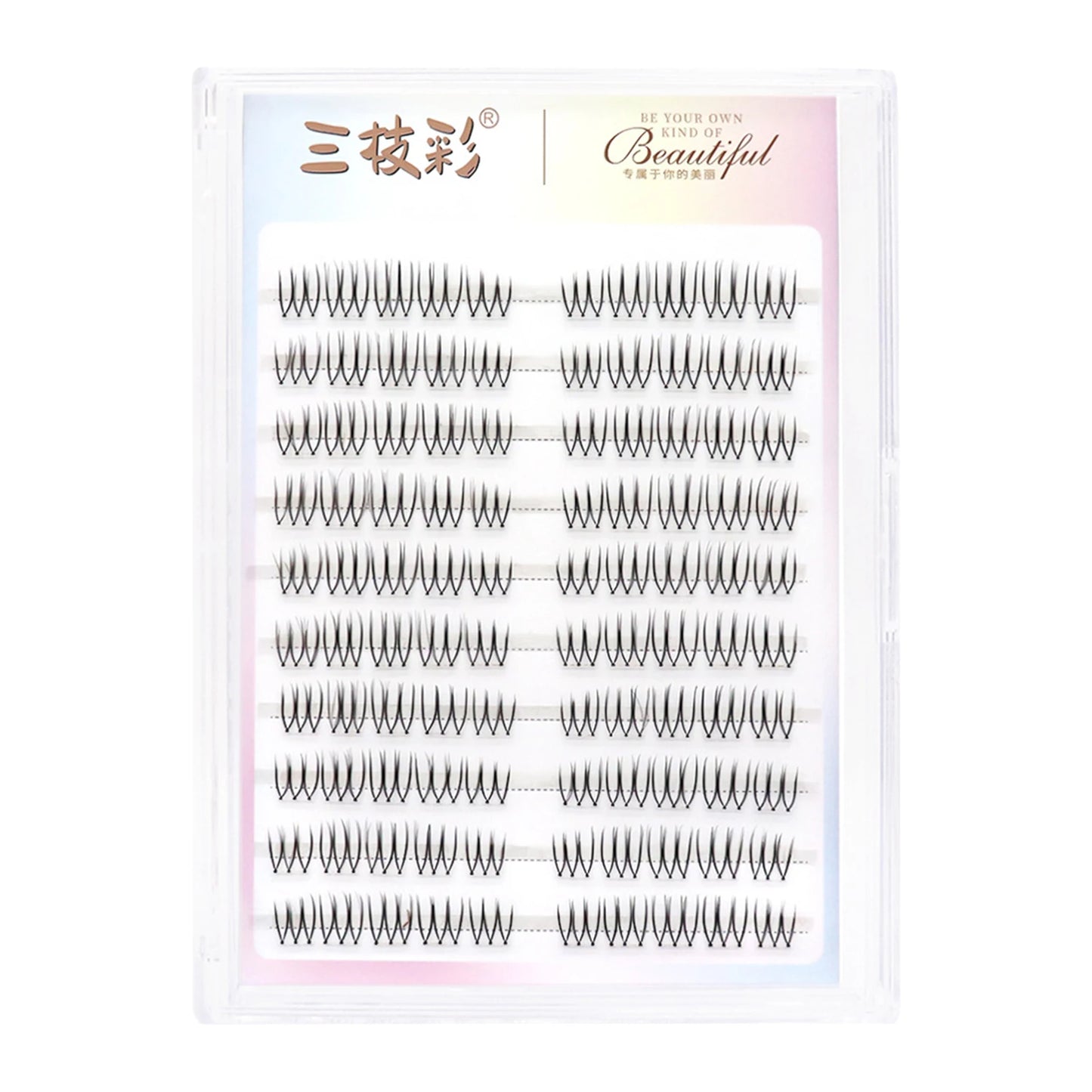 Korean W-Shape DIY False Eyelashes | Natural Wispy Lash Extensions DIY False Eyelashes Peaceful Pleasures Health and Wellness style 4