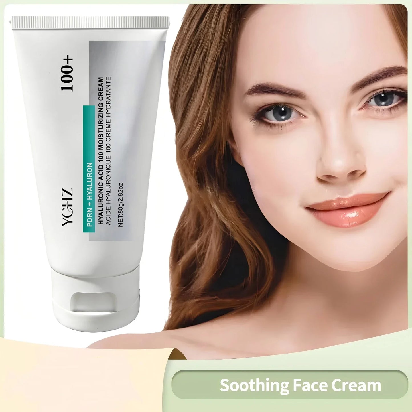 YCHZ Hyaluronic Acid Moisturizing Cream – Korean Skincare 80g