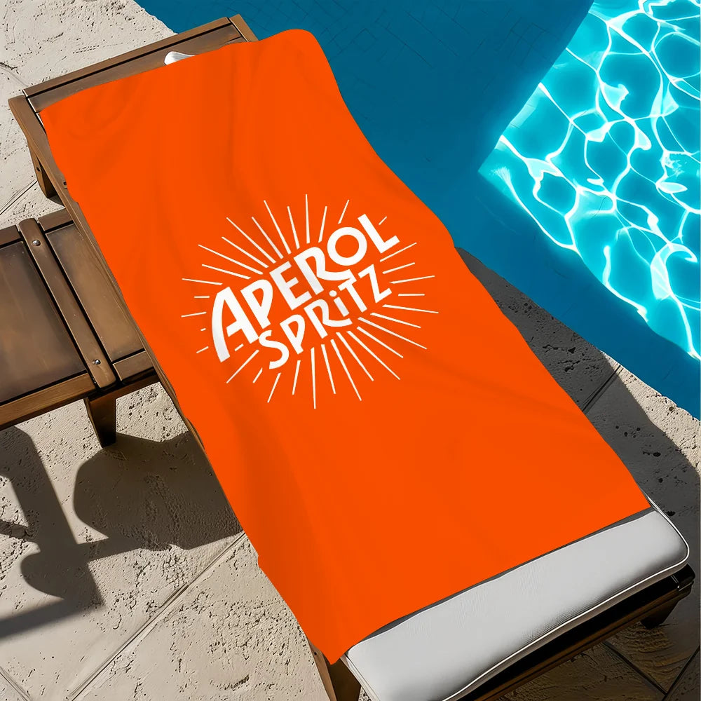 Orange Quick-Dry Beach Towel | Soft Pool & Travel Towel