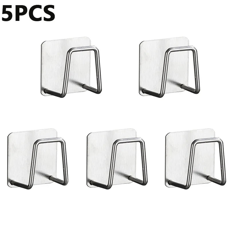Stainless Steel Self-Adhesive Sponge Holder | Kitchen & Bathroom