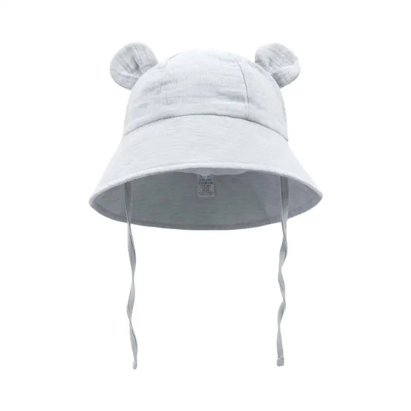 Baby Cotton Bucket Sun Hat | Unisex Infant Toddler 0–3Y