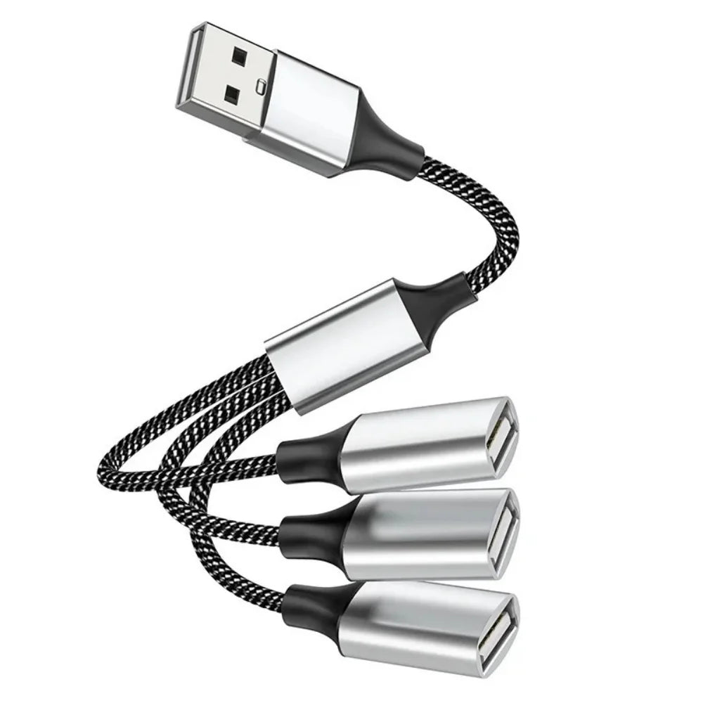 USB-C OTG Hub 4-Port Type-C to USB-A Splitter for Laptop & Mac