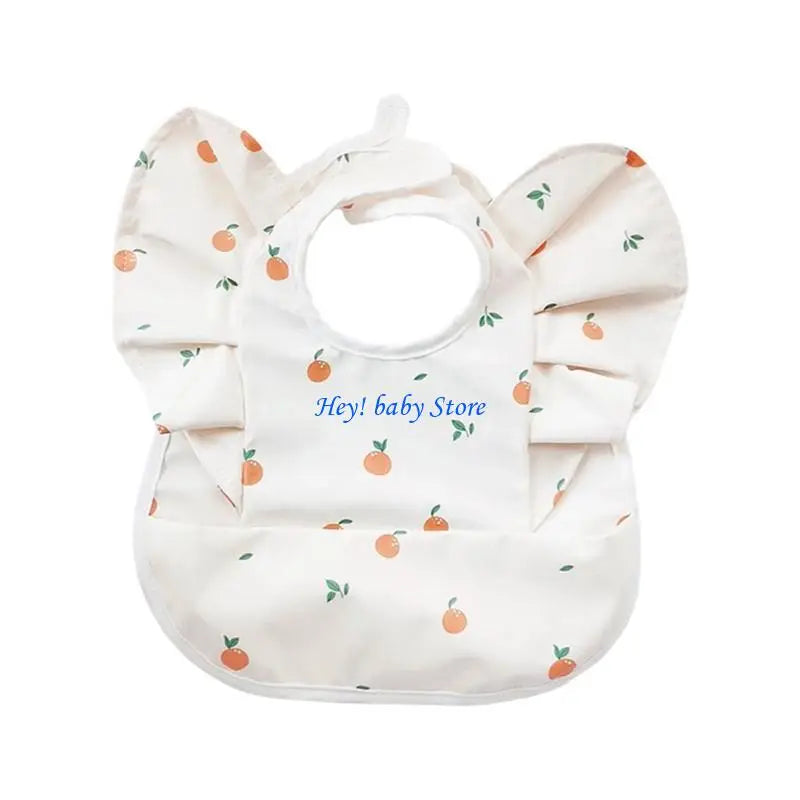 Angel Wing Flying Sleeve Baby Bib | Waterproof Catcher Bib