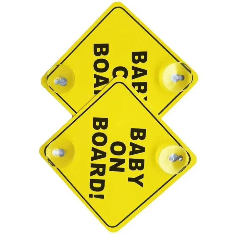Baby on Board Car Sticker 2-Pack | High Visibility Safety Sign